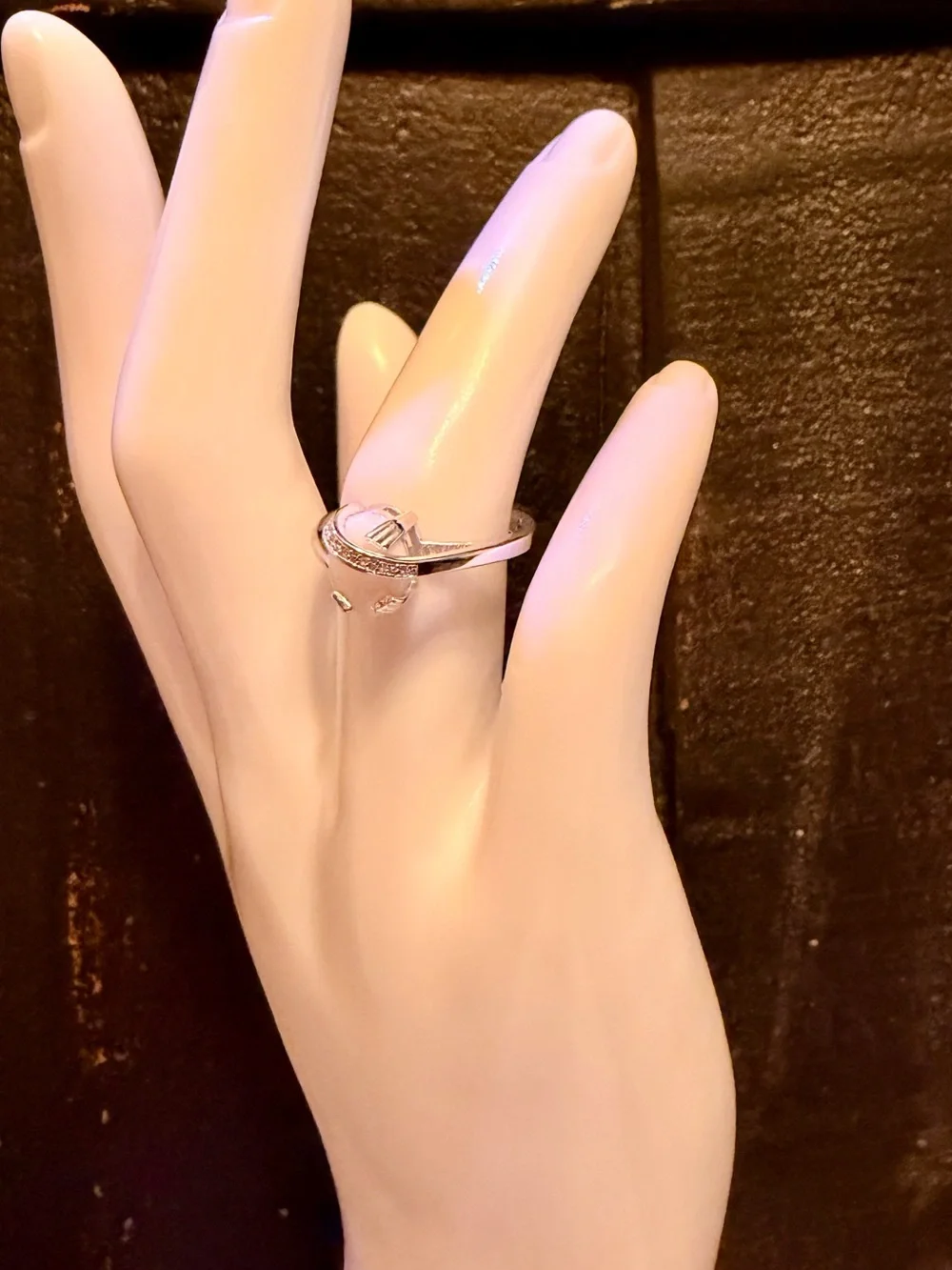 ✨ Opal & White Topaz Ring | 14K White Gold Plated 925 Sterling Silver | Size 7